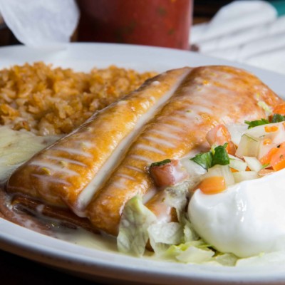 Steak or Chicken Chimichanga